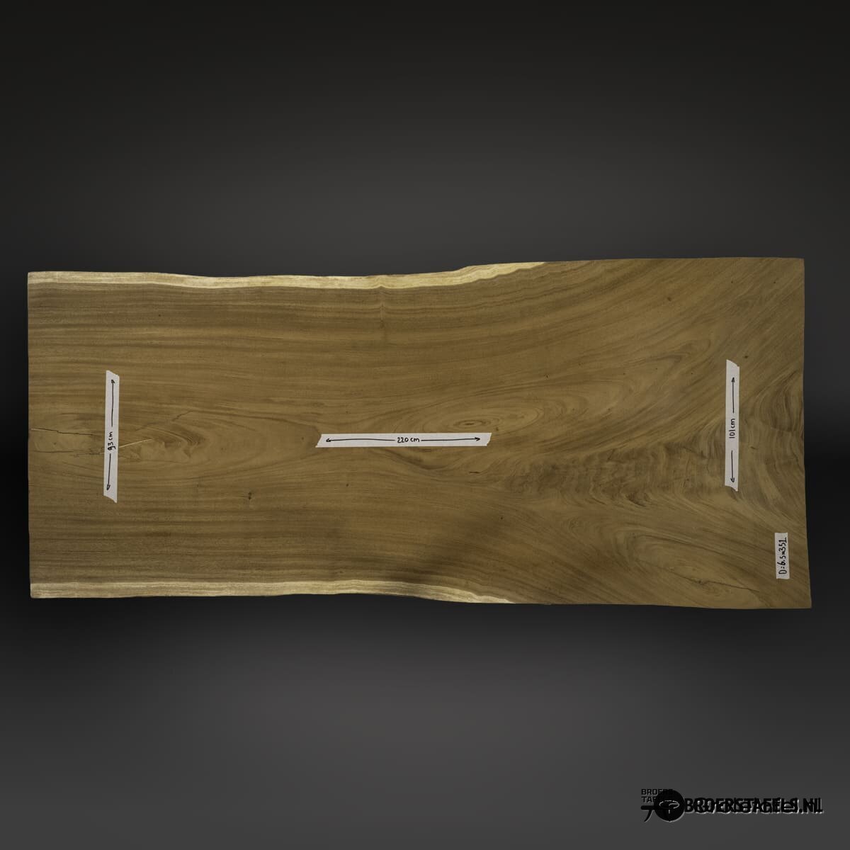 Suar tafelblad 220cm