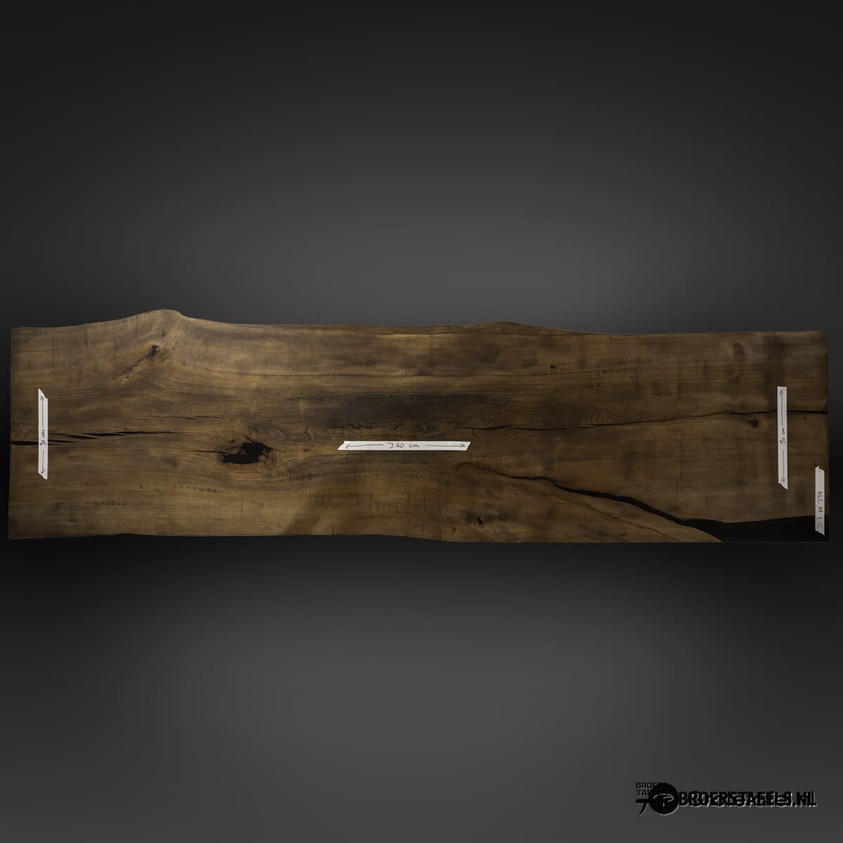 Beuken tafelblad 340cm