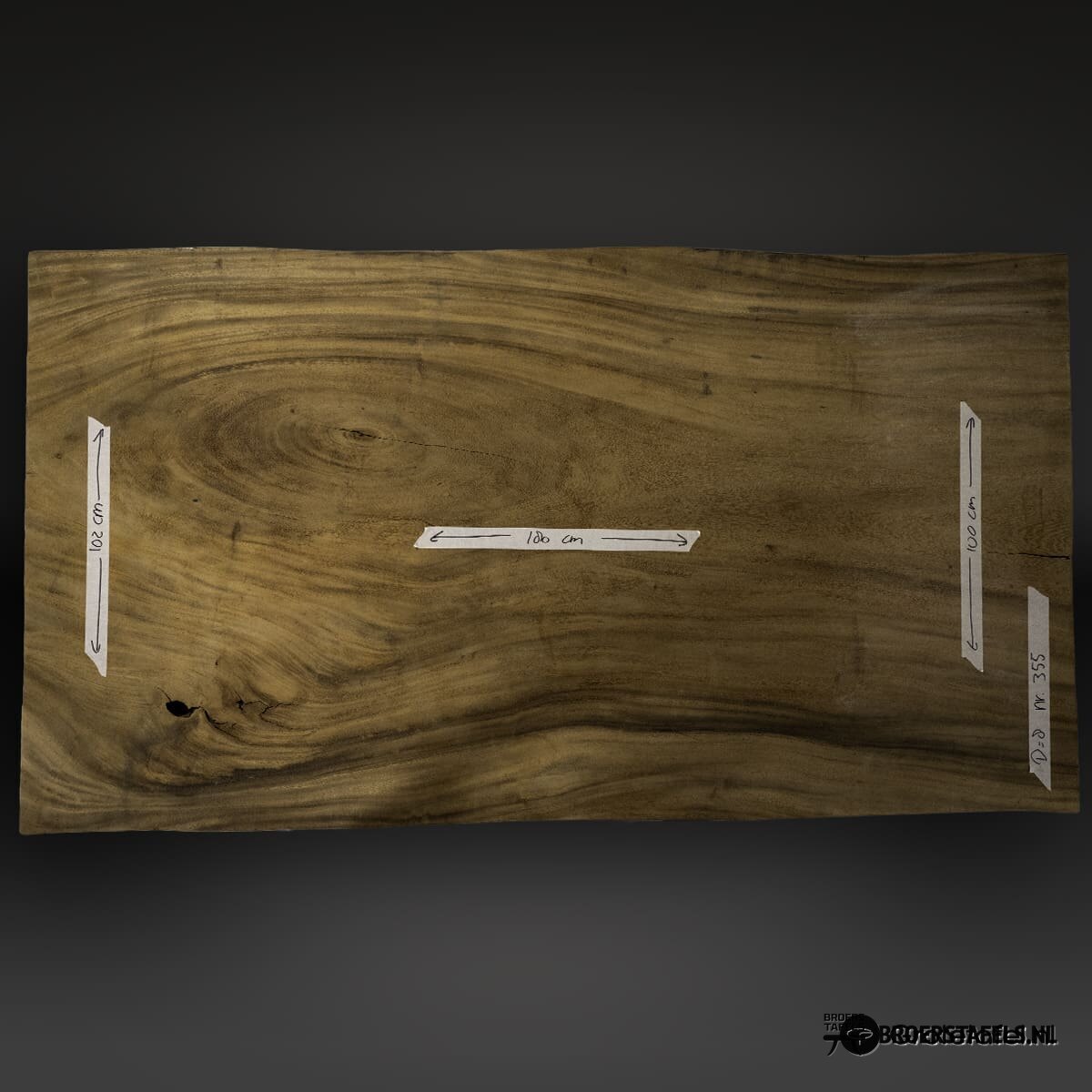Suar tafelblad 180cm