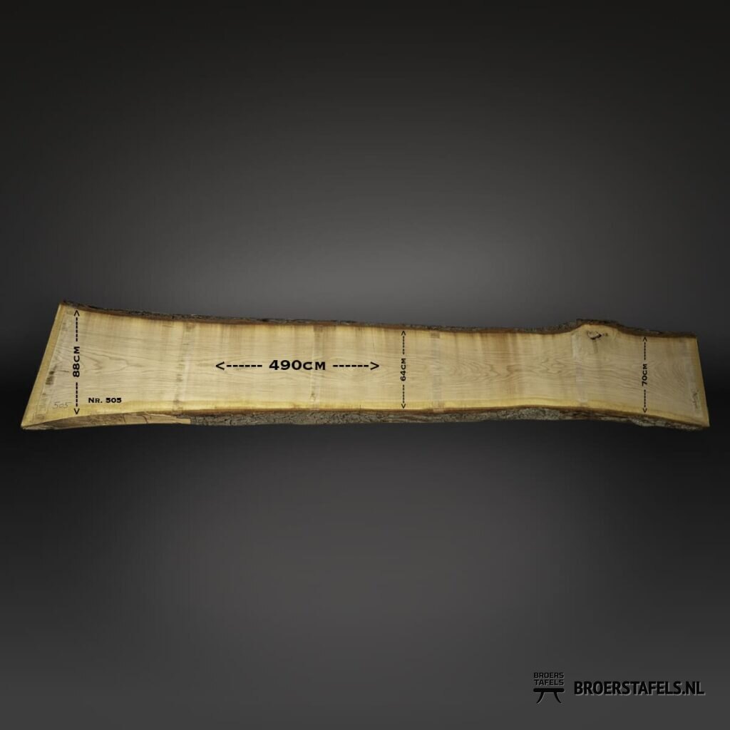 Eiken (Bar)tafelblad 490cm