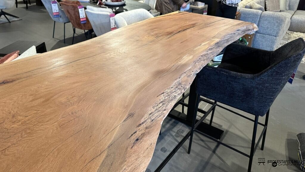 Bartafel eiken met epoxy