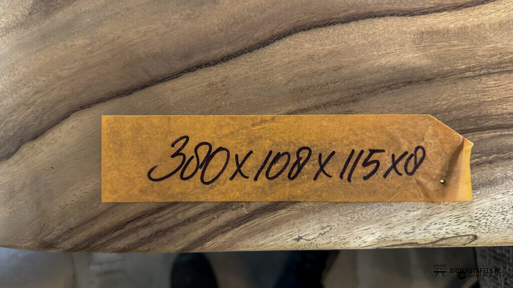 Suar eetkamertafel 380cm (S001)